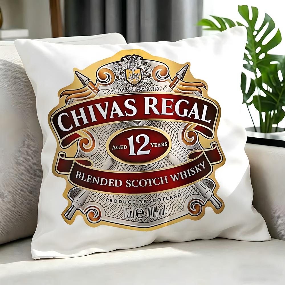 alcohol Chivas Regal Cushion Cover Cushion Cover Set Pcs x x x Pillowcase Decorative Sofa Home Decor