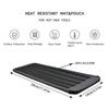 Silicone Heat Resistant Travel Mat Pouch for Curling Iron Hair Straightener Flat Iron and Hair Styling Tool