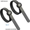 Adjustable Ring Measurement Ruler with Magnifying Glass – US, HK, Euro Sizes