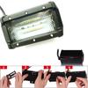 1Pcs 4D 5" 72W Car LED Work Light Spot Lamp For Car Truck SUV OffRoad Pickup ATV