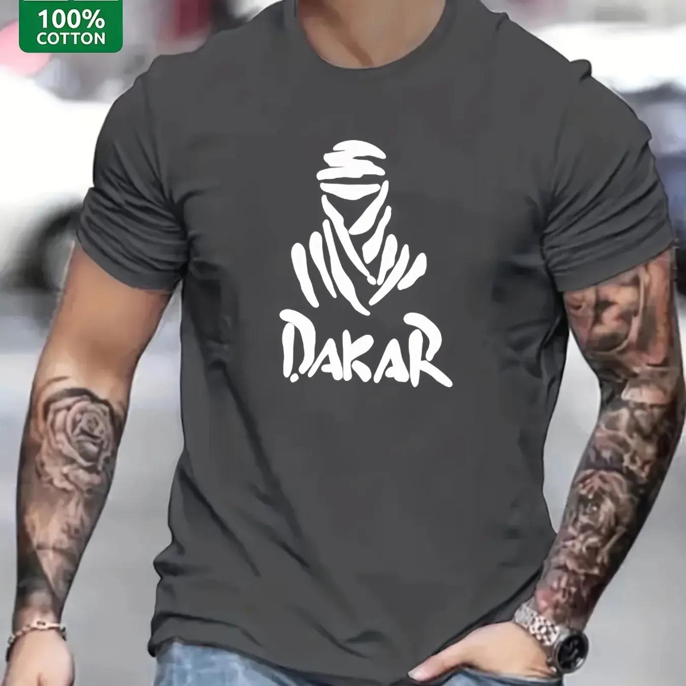 Fashion Printed Top Casual Versatile Short Sleeve Pure Cotton T-Shirts Mens XXXL серый 1450₽