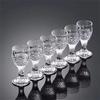 6pcs Sets Small Wine Glass Exquisite Wine Glass Transparent Cocktail Glass Multiple Styles of Wine Glasses Bar Classic Drinkware