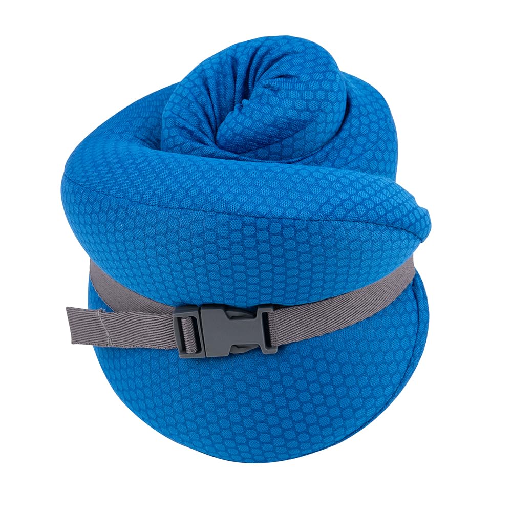 MCO Memory Foam Neck Pillow, Quick-Drying, Travel/Airplane, Blue, Z0299