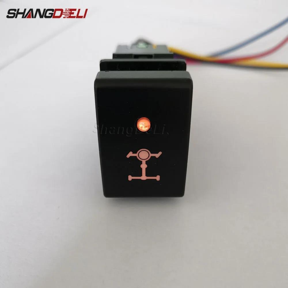Car LED Light DRL Front Diff Lock Switch Music Push Button Switch For Suzuki Jimny 2007 2009 2010 2011 2012 2013 2014 2015