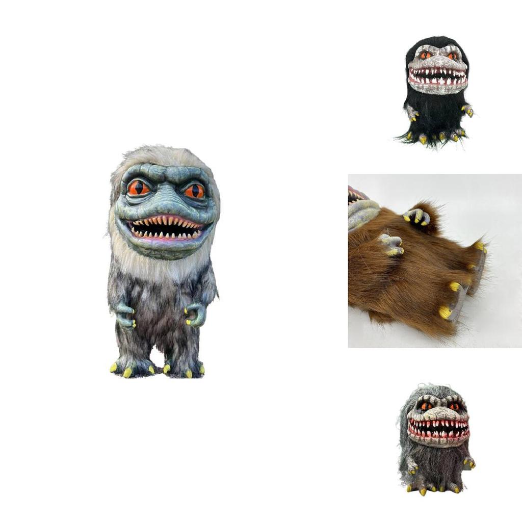 Critters Poseable Prop Doll Realistic Alien Latex Plush Toy For Bars And Stages 25cm/9.84in And 20cm/7.87in