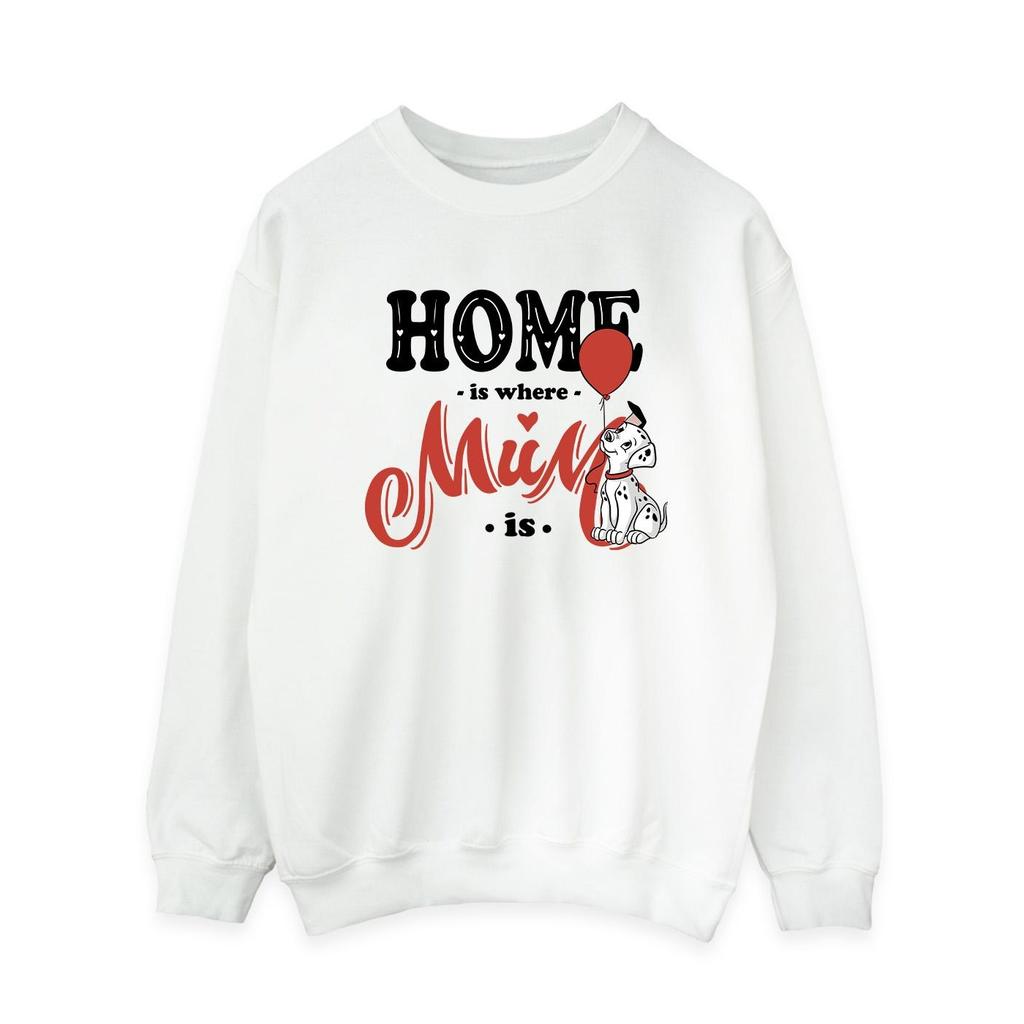 101 Dalmatians Womens/Ladies Home Is Where Mum Is Sweatshirt