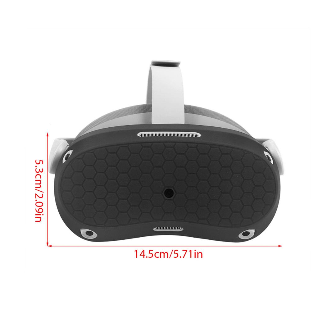Vollständig abgedeckte Silikonhüllen für Pico 4 VR-Headset Hülle VR-Brillen Abdeckung
