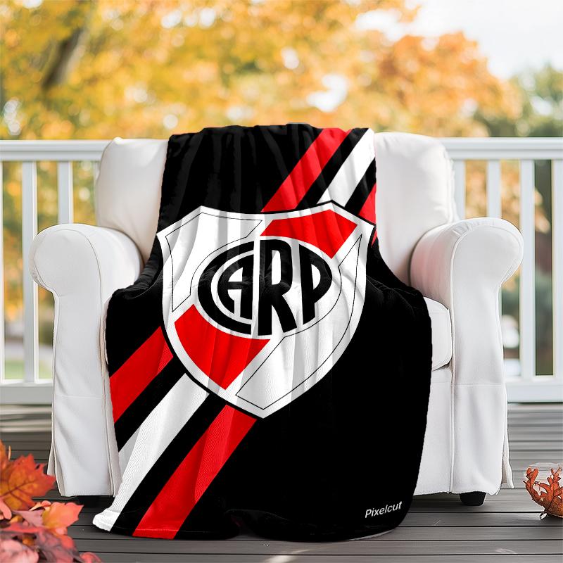 Club Atlético River Plate printed throw blanket—soft,warm;versatile blanket for all seasons—perfect as &air-conditioning throw,nap blanket