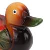 2pcs Color Lasting Wooden Duck Statues Hand Carved Hand Painted Duck Figurine  Home Decor