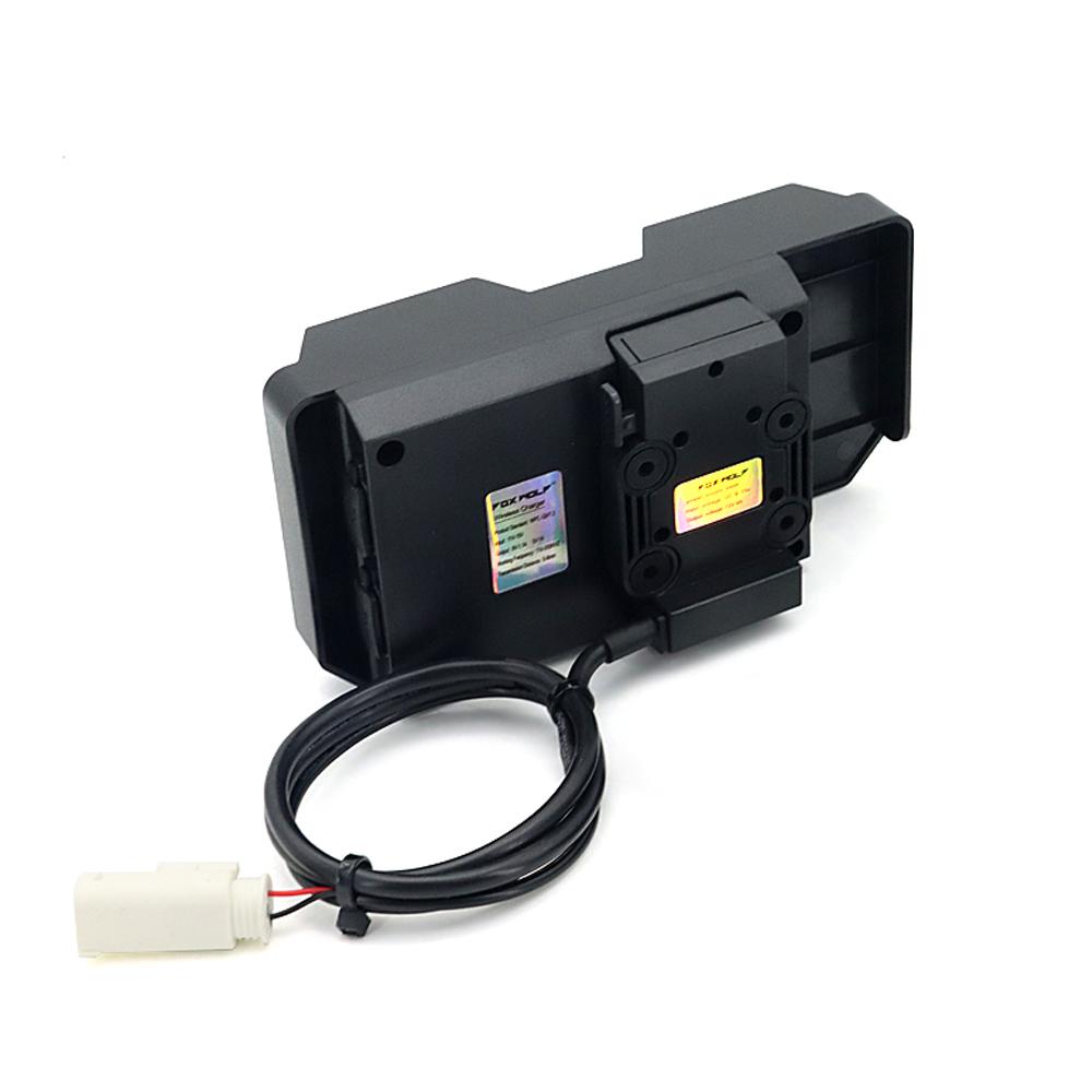 Supporto per Telefono GPS Moto con Ricarica USB e Wireless Base Staffa di Navigazione Porta Senza Perdite Per BMW R1200RT R1250RT R 1200 1250 RT