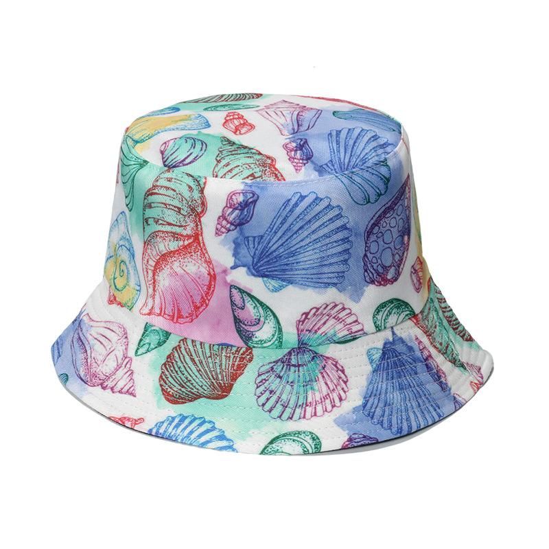 Sunshade Cute Hat Donut Ice Cream Hot Air Balloon Pattern Womens Fisherman Hat