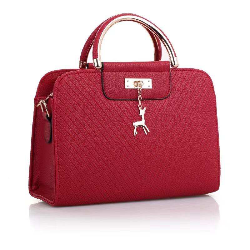 Taizhou Damen Tasche kleine quadratische Tasche PU Damen Tasche einfarbige Handtasche Umhängetasche Schultertasche Mode