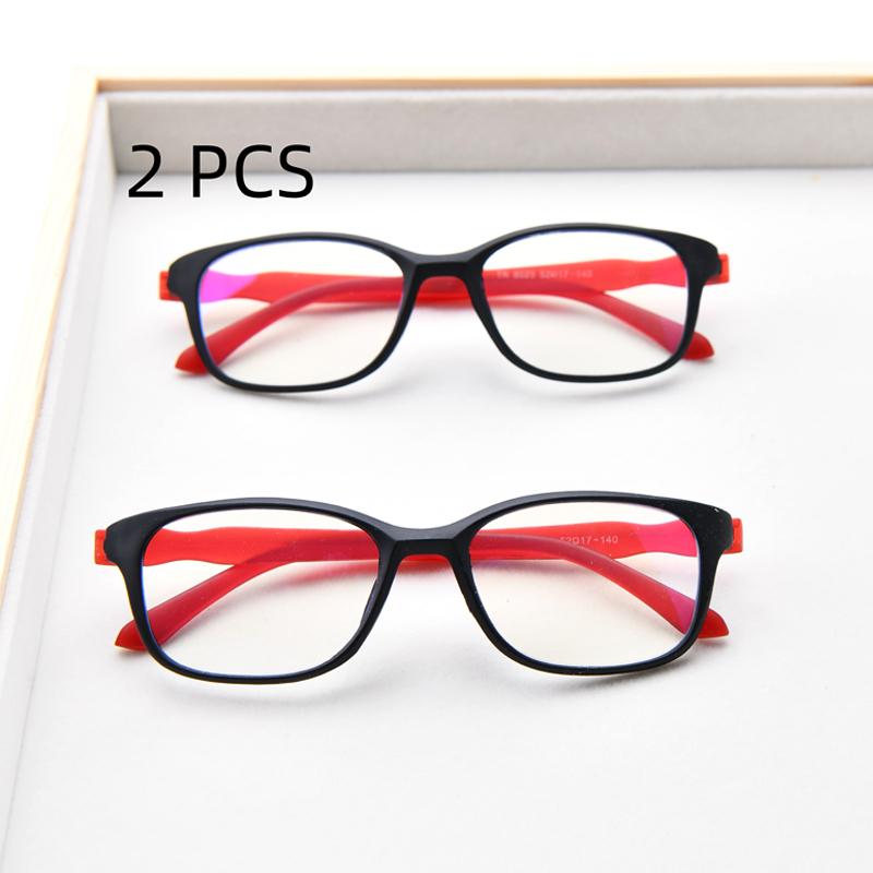 2PCS Suit Reading Glasses Women Men Lightweight Presbyopic Reading Glasses Anti Blue Light Computer Presbyopia Eyewear