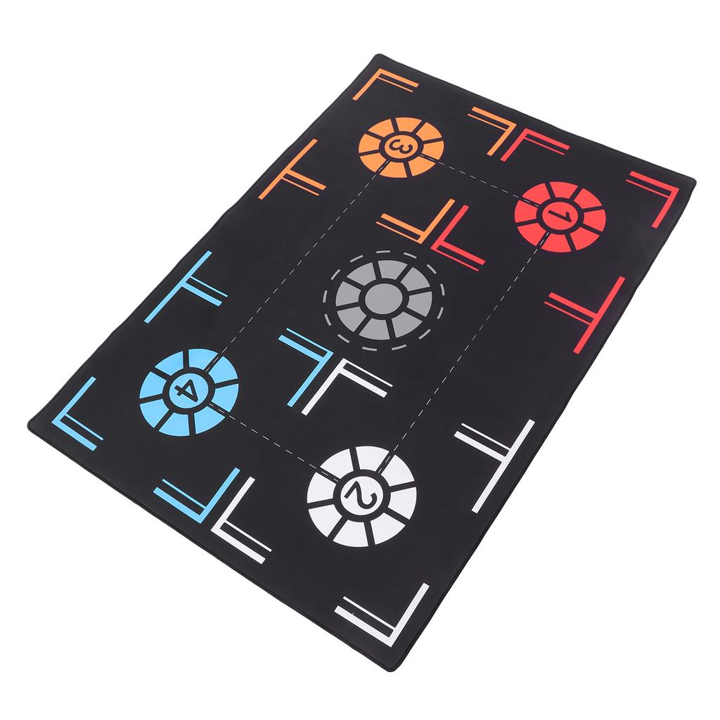 Basketball Footstep Training Mat Non Slip Dribble Silent Sports Auxiliary Props 76 X 106.7 X 0.2 Cm