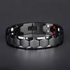 Bracelet Magnétique pour Homme, Bracelet en Acier Inoxydable pour Homme, Bracelet Cadeau Bijou pour Homme avec Taille Réglable