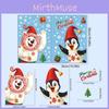 Window Holiday Stickers With Pvc Snowflakes Penguins And Santa Christmas For