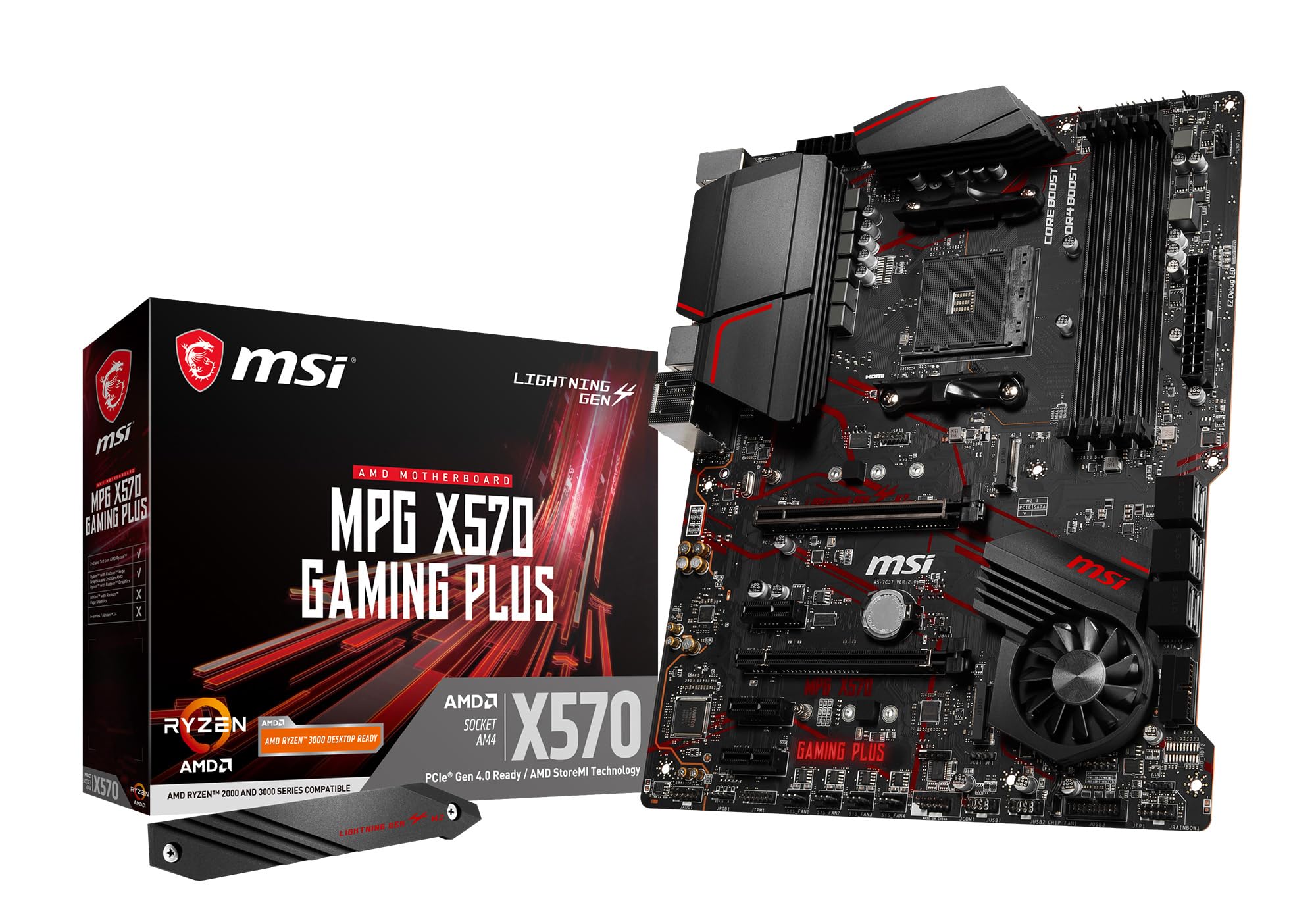 

Материнська плата MSI MPG X570 GAMING PLUS ATX AMD X570 MB4782 [з чіпсетом]