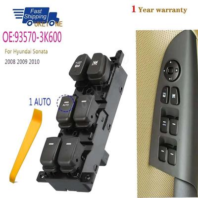 93570-3K600 For Hyundai NF Sonata 2008 2009 2010 Front Left Electric Power Window Switch Lifter Control Regulator Button Parts