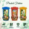 PVC Stickers Self-adhesive Decorative Stickers Decals for Trash Decoration Animals 820x380mm 2pcs/set