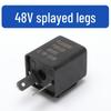 Motorcycle 12V/24V-72V Two-Pin Electric Vehicle Turn Signal Relay.