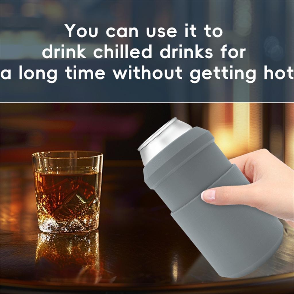 Retractable Beverage Cooler Slim Comfort Drink Holder Cup Holder