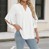 Womens Spring Tops Summer Shirts for Women Dressy Tops for Women Womens Summer T Shirts Casual Blouse V Neck Ruffle Sleeve