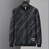 Men's Winter Plus-Size Velvet Hoodie, Oversized Round Neck 2304