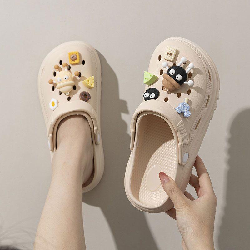 Women's 2025 Summer Thick-Soled Non-Slip Cute Beach Sandals and Slippers