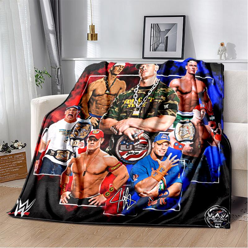 Wrestling entertainment John Felix Anthony Cena blanket Soft and warm flannel throw blanket Picnic blankets for beds Decoration