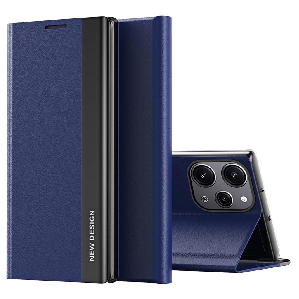 For Xiaomi Redmi 12 4G/Redmi 12 5G (Global)/Redmi 12R 4G/Redmi Note 12R 5G/Poco M6 Pro 5G Leather Case Stand Cover