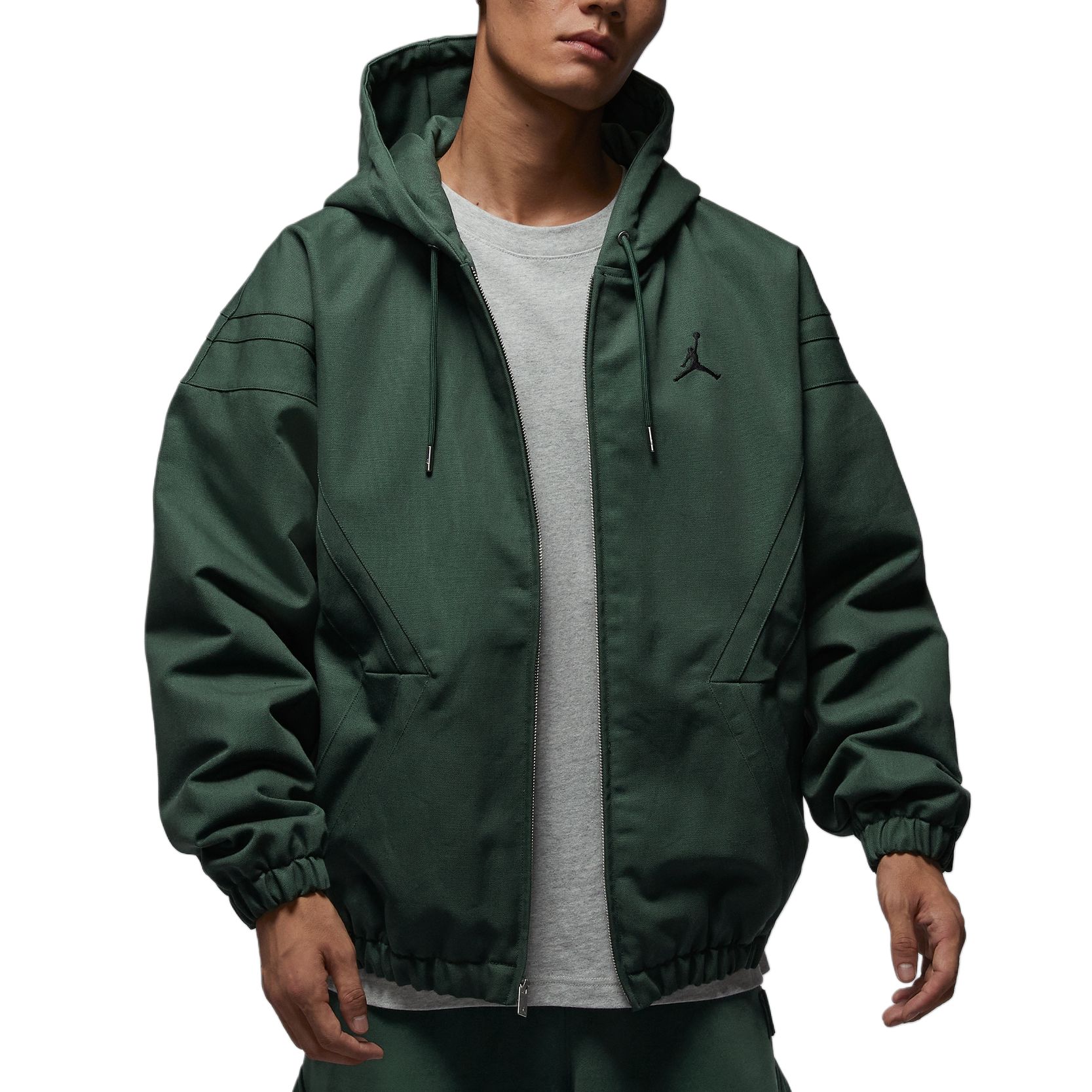 

Куртка чоловіча Jordan Вільна Легка Повсякденна З капюшоном На блискавці Ткана HV1849-316 2XL