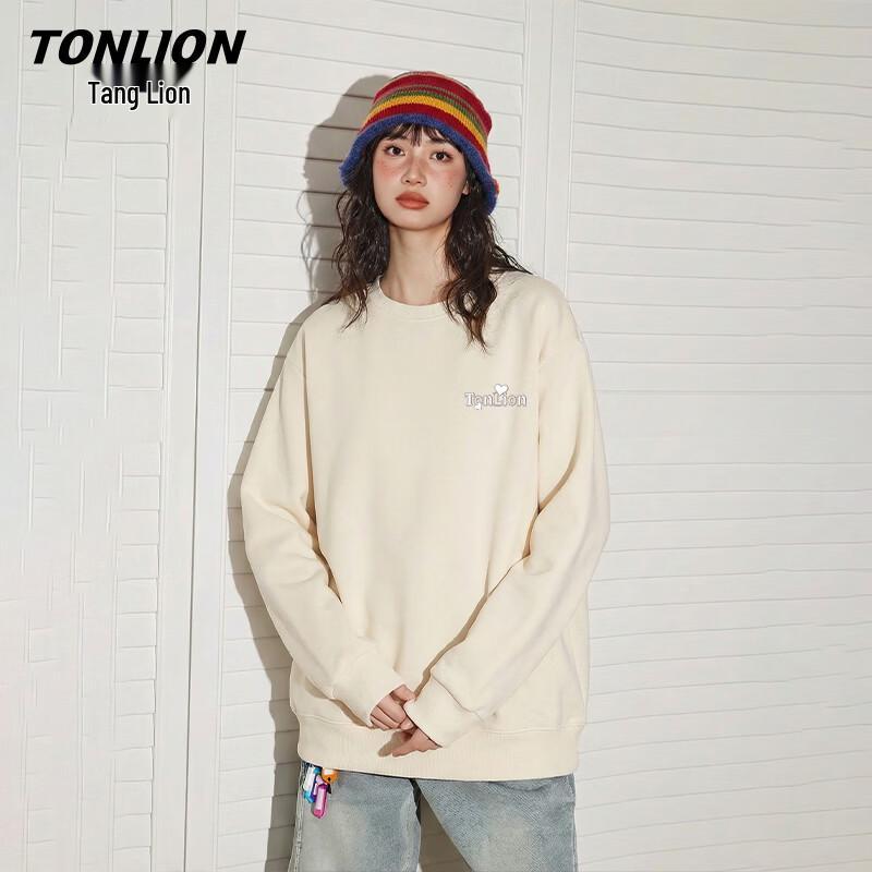 TonLion Women's Long Sleeve Crewneck Sweatshirt