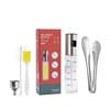 ZISIZ Oil Sprayer Bottle & BBQ Tongs Set