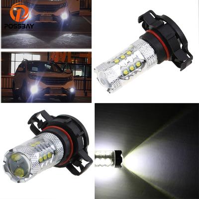 1Pc 80W Super Bright Car Auto Lights White 1156 1157 3156 H16 Headlights Daytime Running Brake Fog Warning Lamp
