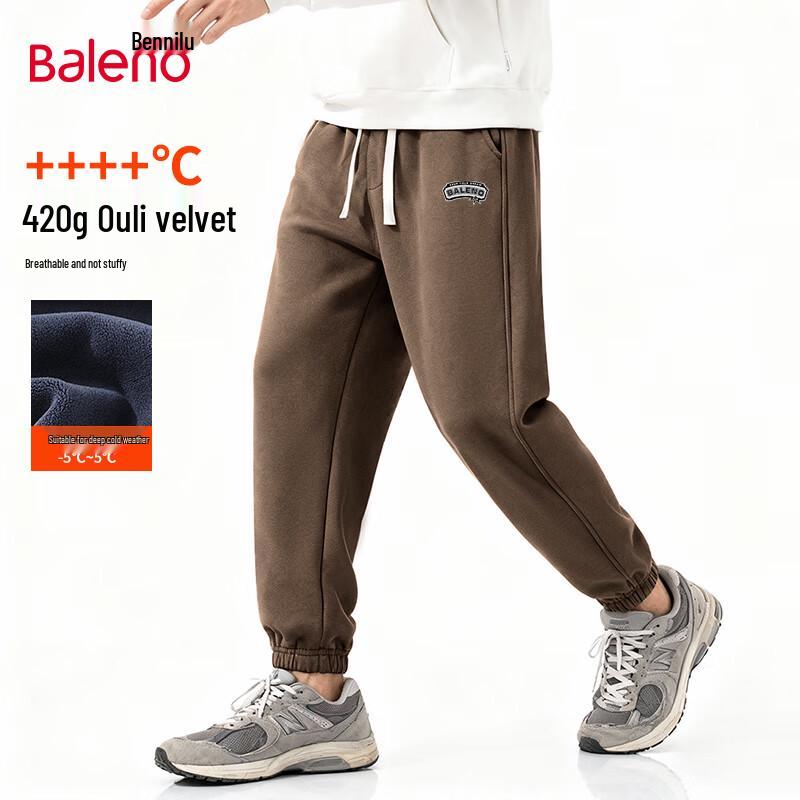 

Baleno Men s Winter Fleece-Lined Joggers 5XL