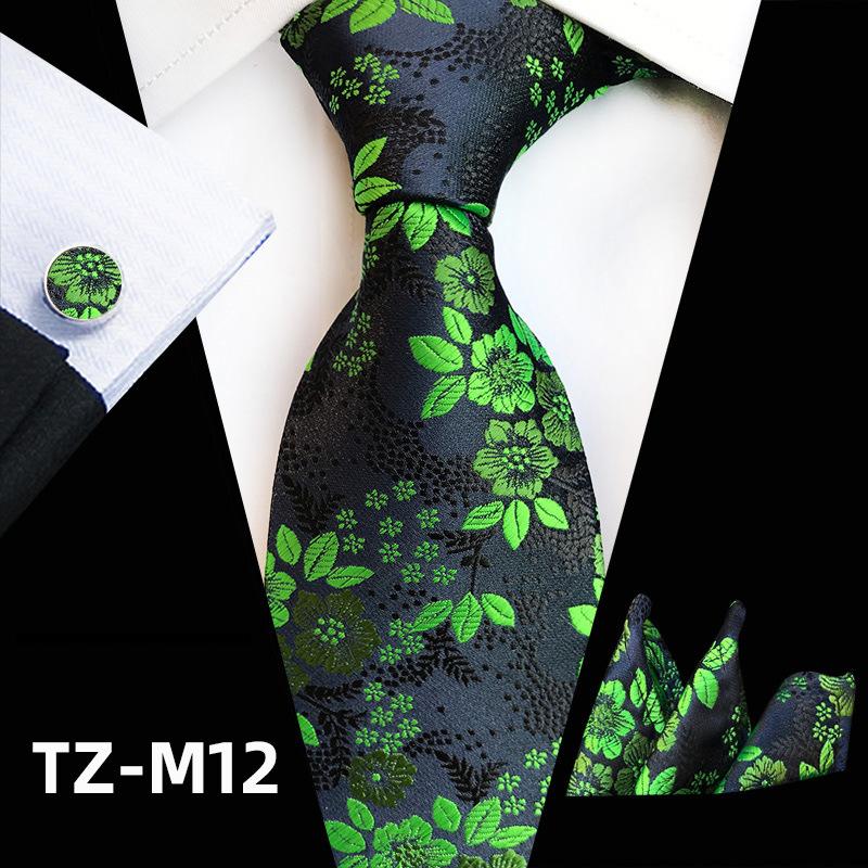 Cozy Up 3 részes szett férfi szilva Paisley nyakkendő háromrészes öltöny, nyakkendővel zsebes törölköző mandzsettagombokkal