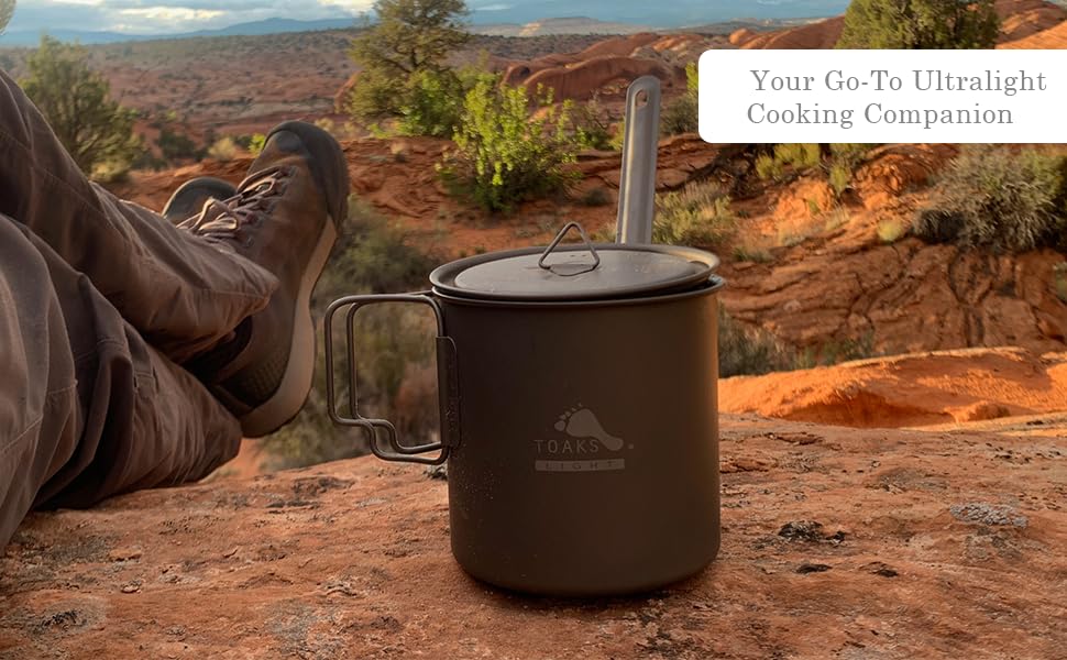 TOAKS Light Titanium 650ml Pot