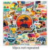 50 Graffiti Stickers Outdoor Travel California Decorative Suitcase Stickers
