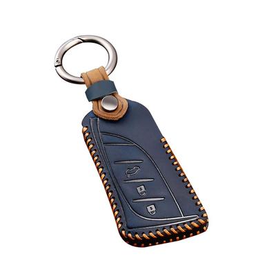 Lexus-Schlüsselhülle-Leder, Blau B-Form