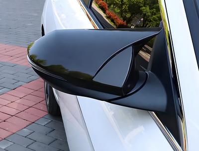 BMW-style Mirror Caps with Cut-out (2 Pcs) for Hyundai Elantra (MD/UD) 2011-2015