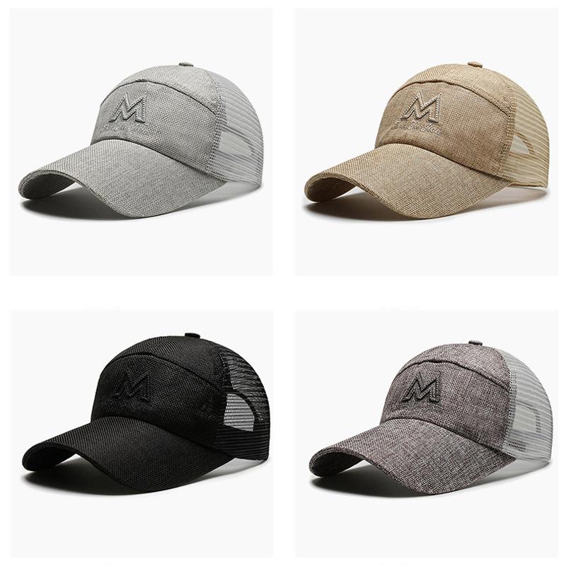 Mens Women Mesh Breathable Baseball Sports Cap Sun Protection Trucker Sun Hat