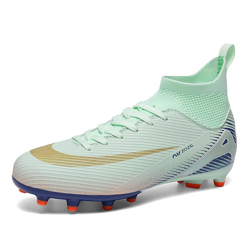 Mens Football Shoes Long Spikes Training Match Soccer Shoes Professional Original Society Football Boot for Man