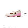 Two versions 7 inner height increase shallow mouth single shoes women's new round head high heel fashion versatile Mary Jane shoes