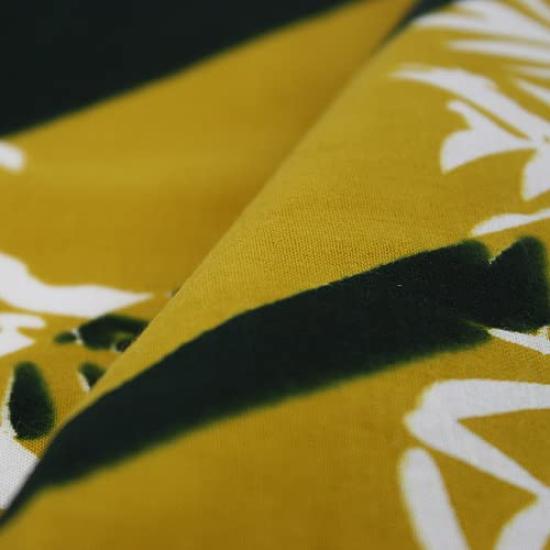 Dyeing Anbo Hand Towel Plum and Deep Green Authentic Dyed Cotton Made in 35cm x 100cm "Genjiko Pine, Bamboo, Mustard" 100% Tokuoka, Japan,