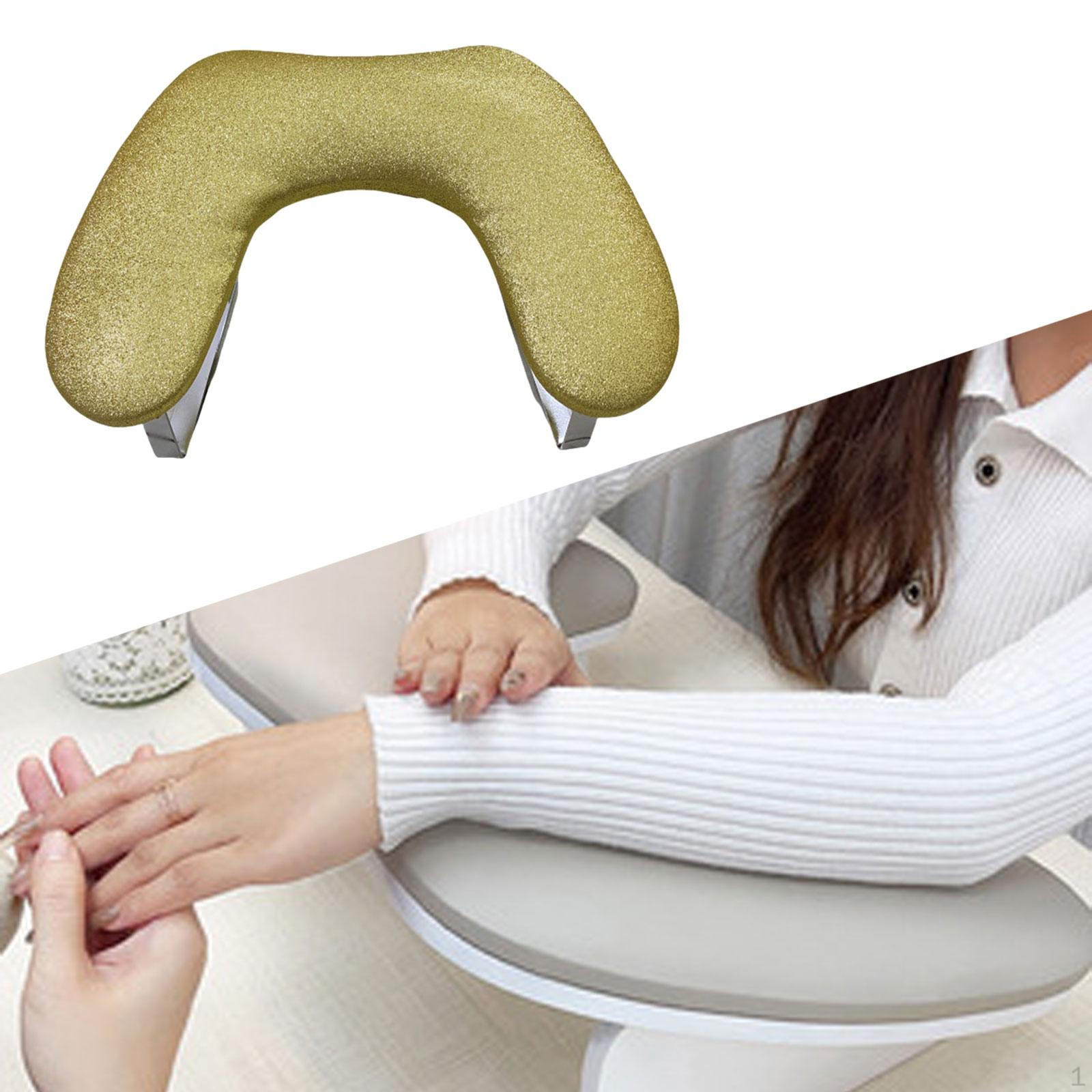 

Подставка для рук Маникюрный подлокотник Удобная многофункциональная подушка для аксессуаров золотой