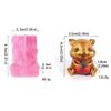 Silicone Soap Molds Squirrel Shaped Crafts Moulds Silicone Scented Candle Moulds