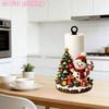 Acrylic Wood Base Christmas Paper Towel Holder Kitchen Roll Dispenser  Christmas Holiday