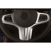 Steering Wheel Strip Cover Trim Fit For BMW 3-Series G20 - Silver ABS