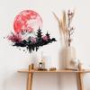 Kreative Landschaftsmalerei im antiken Stil Mond Schlafzimmer Wohnzimmer Veranda Heimverschönerung Dekoration Wandaufkleber