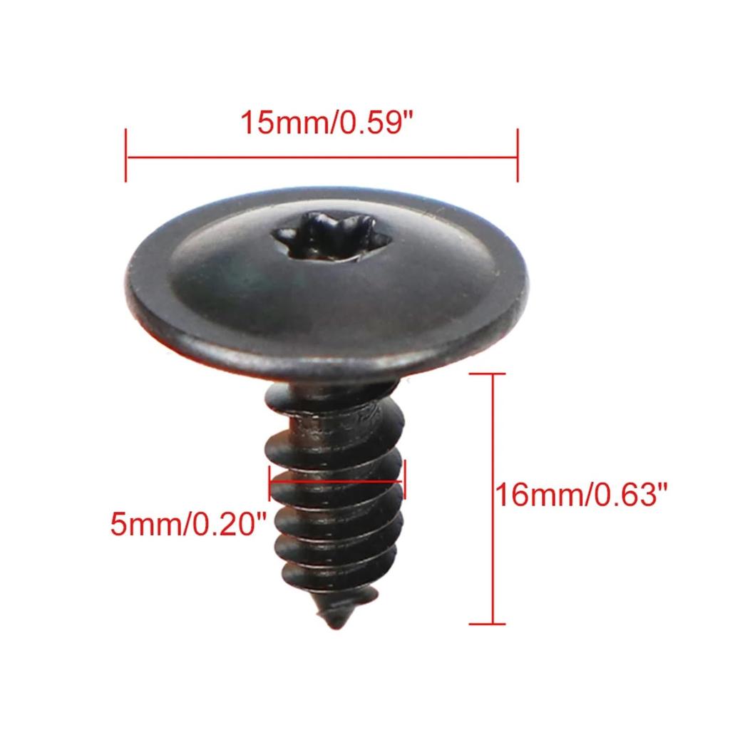 QASTGDE 10pcs Car Engine Cover Under Tray Splash Guard/Arch Torx Screw Retainer Fastener Clip Bolt